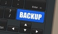 Backup keyboard special key Royalty Free Stock Photo