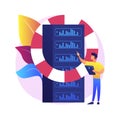 Backup server abstract concept vector illustration. Royalty Free Stock Photo