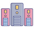 Backup system Fill Vector icon which can easily modify or edit Royalty Free Stock Photo