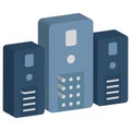 Backup system vector icon which can easily modify or edit Royalty Free Stock Photo