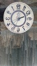 Backwards Time Wall Clock Abstract