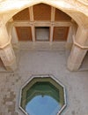 Backyard of Abbasi or Abbassian House in Kashan Royalty Free Stock Photo