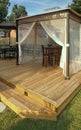 Backyard Cabana and Deck