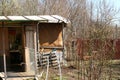 Backyard, Decayed Russian Village Royalty Free Stock Photo