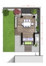 Backyard master plan, 2d sketch