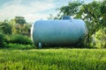 Backyard propane tank in Germany