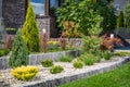 Backyard Rockery Garden with Small Plants