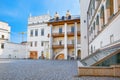 Backyard St. Stanislaus Cathedral in old the city of Vilnus. Royalty Free Stock Photo