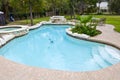 Backyard Swimming Pool Royalty Free Stock Photo