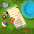 Backyard vacation destination Royalty Free Stock Photo
