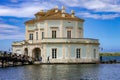 Bacoli, Naples, Italy. The vanvitelliana house in the Fusaro lake