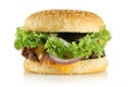 Bacon burger Royalty Free Stock Photo