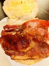 Bacon butty Royalty Free Stock Photo