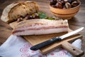 bacon called guanciale in roman Cuisine