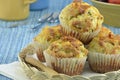 Bacon cheddar muffins Royalty Free Stock Photo