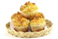 Bacon cheddar muffins Royalty Free Stock Photo