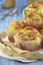 Bacon cheddar muffins Royalty Free Stock Photo