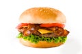 Bacon Cheese Burger Royalty Free Stock Photo