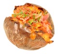 Bacon And Cheese Filled Baked Potato