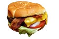 Bacon Cheeseburger Royalty Free Stock Photo