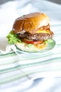 Bacon Cheeseburger Royalty Free Stock Photo