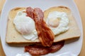 Bacon and egg breakfast Royalty Free Stock Photo