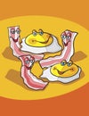 Bacon and eggs