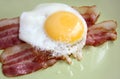 Bacon and eggs Royalty Free Stock Photo