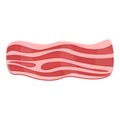 Bacon fresh icon, cartoon style