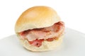 Bacon roll Royalty Free Stock Photo