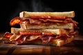 A bacon sandwich. Generative AI technology
