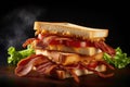 A bacon sandwich. Generative AI technology