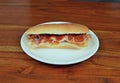 Bacon sandwich with tomato