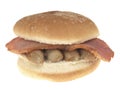 Bacon and Sausage Roll Royalty Free Stock Photo