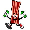 Bacon Strip Running with Money