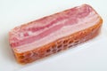 Bacon in vacuum packing. Royalty Free Stock Photo