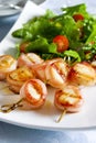 Bacon wrapped scallops