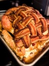 Bacon wrapped Thanksgiving Turkey