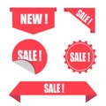 Sale Labels Posters Royalty Free Stock Photo