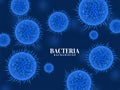 Bacteria infection disease background