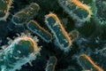 Bacteria macro organic. Generate Ai