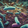 Bacteria, microorganisms that can be found in soil and the human body