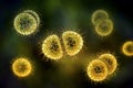 Bacteria Neisseria meningitidis Royalty Free Stock Photo