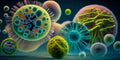 bacteria and other microorganisms for microbiome research Generative AI