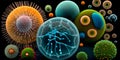 bacteria and other microorganisms for microbiome research Generative AI