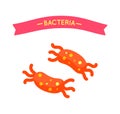 Bacteria Salmonella Poster Vector Illustration Royalty Free Stock Photo