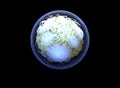 Human cell or animal cell. 3d stem cell. Royalty Free Stock Photo