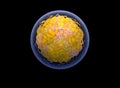 nucleolus, nucleus, 3d stem cell. Royalty Free Stock Photo