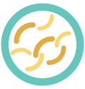 bacteria, virus, Isolated Vector icon that can be easily modified or edit Royalty Free Stock Photo