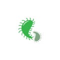 Bacterial Probiotic icon vector flat design Royalty Free Stock Photo